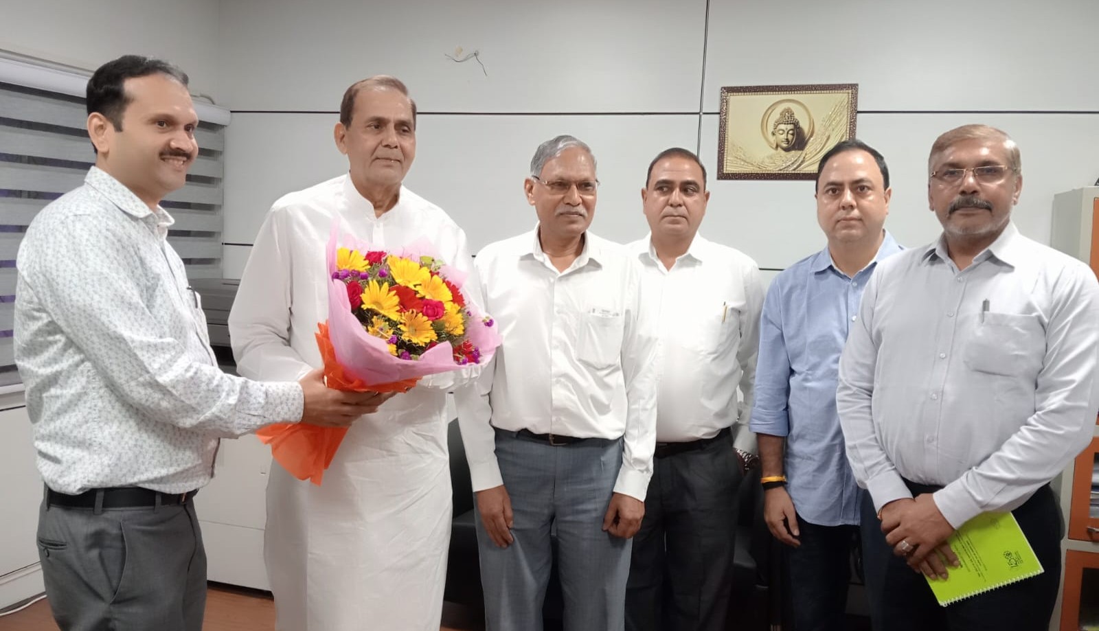 Welcome Shri Swaroop Singh Banjara as New Member of DWBDNC — Welcomed by Shri Rahees M., Director, DWBDNC