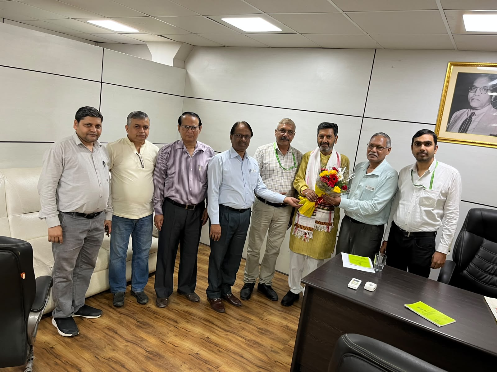 Welcome Shri Narayan Dewasi as New Member of DWBDNC — Welcomed by Shri Rahees M., Director, DWBDNC